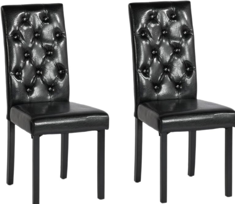 Set 4 kusů kovových židlí, černé